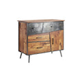 Rustic Modern Sideboard with Metal and Wood Finish